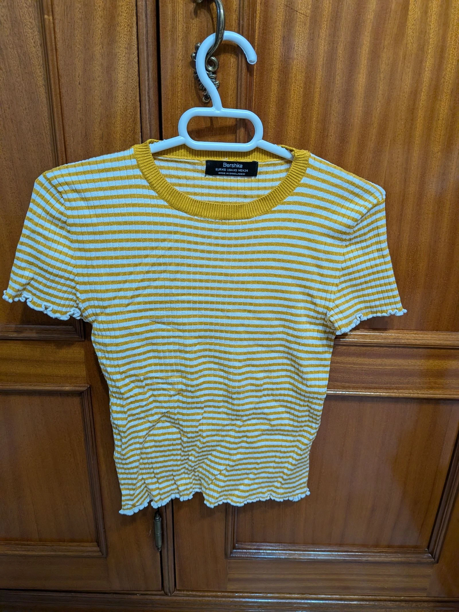 Camiseta amarilla mujer